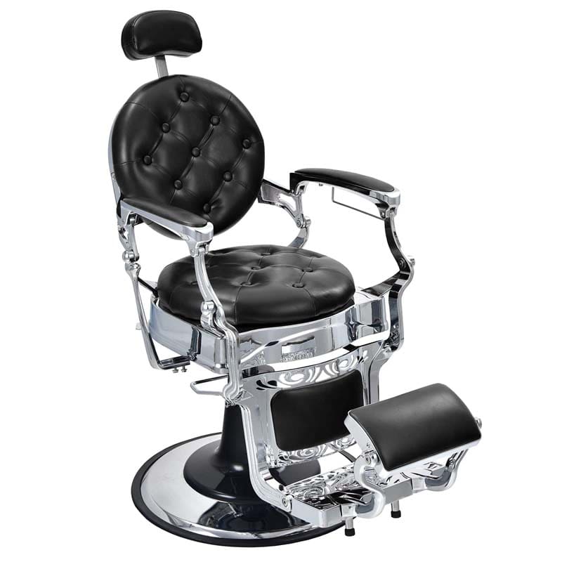 Vintage Barber Chair Height Adjustable Hairdressing Chair, 360° Swivel Reclining Makeup Hair Salon Chair for Hair Stylist