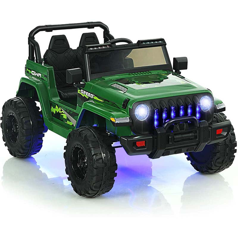 Kids Ride on Jeep Truck 12V Battery Powered Electric Vehicle with 2.4G Remote Control