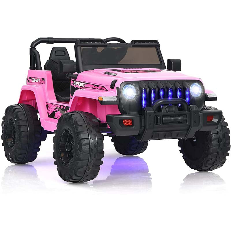 Kids Ride on Jeep Truck 12V Battery Powered Electric Vehicle with 2.4G Remote Control