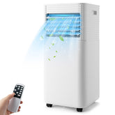 10000 BTU 3-in-1 Portable Air Conditioner Air Cooler Fan Dehumidifier with 4 Modes & 2 Speeds, Remote Control