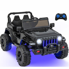 Kids Ride on Jeep Truck 12V Battery Powered Electric Vehicle with 2.4G Remote Control