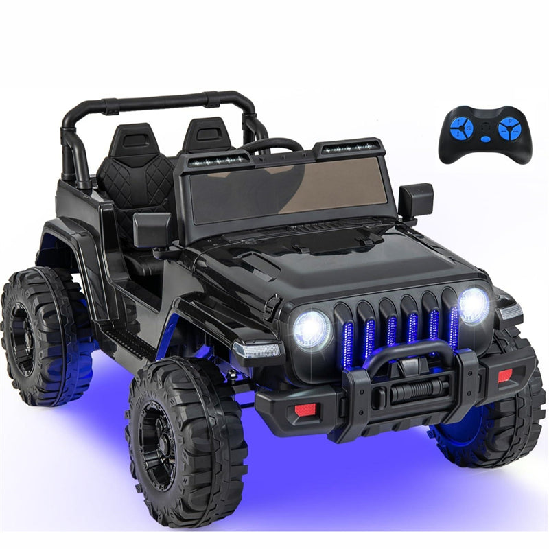 Kids Ride on Jeep Truck 12V Battery Powered Electric Vehicle with 2.4G Remote Control
