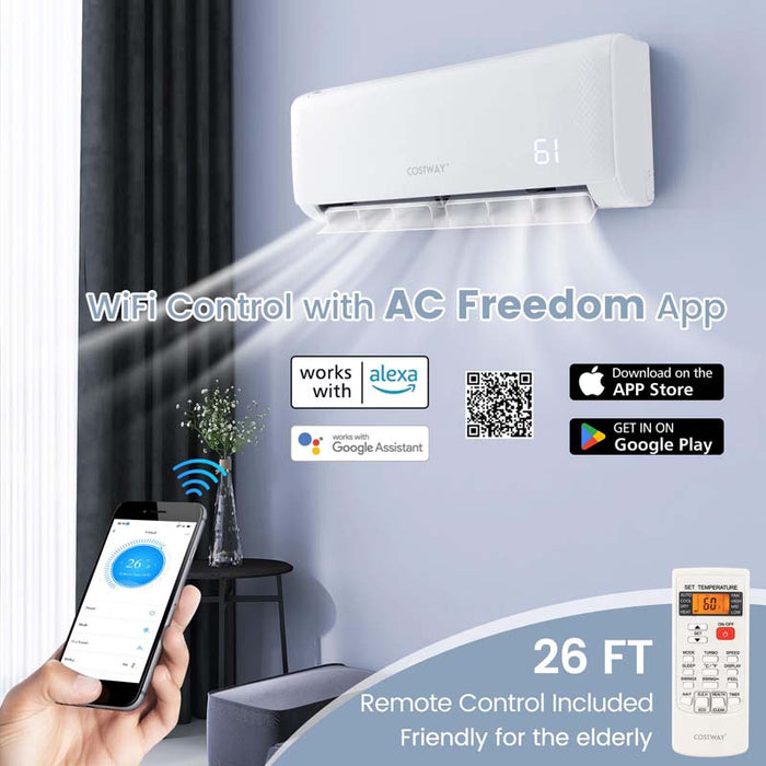 24000 BTU Wifi Enabled Split Air Conditioner 21 SEER2 208-230V Sale ...