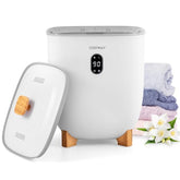 Upgraded Towel Warmer Bucket, 20L Hot Towel Bucket with PTC Air Heater for Rapid & Even Heating, Towel Heater & Dryer Combo Fits up to Two 45" x 70" Oversized Towels, White
