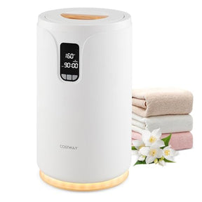 20L Large Portable Blanket Heater with RGB Ambient Light, Portable Towel Warmer with 0.5-24H Delay Timer and 30/60/90 Min Heat Settings, Hot Towel Bucket for Two Large 45 x 70 Inches Towels