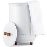 23L Bucket Style Towel Warmer with Fragrant Disc Holder, Large Bath Towel Warmer with 3 Heat Levels, 20/40/60/90 Min Timer and Auto Shut Off