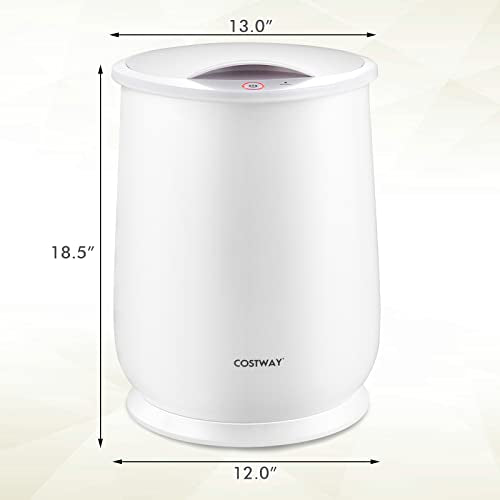 21L Large Towel Warmer Bucket, Heated Towel Warmer w/ 20-90 Min Timer & 2-5H Drying Mode, Auto Shut-off Function for Oversized Towels, Blankets, Bathroom Heater for Spa, Hotel