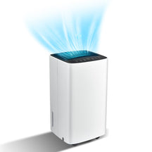 30 Pint Dehumidifiers for Home and Basements, 1500 Sq. Ft Dehumidifier w/3 Modes, 2 Speeds, 12H Timer, Auto or Manual Drainage, Drain Hose, Child Lock, Overflow Protection & Wheels