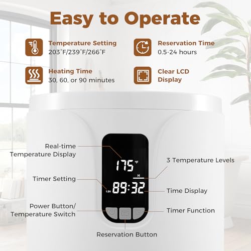20L Large Portable Blanket Heater with RGB Ambient Light, Portable Towel Warmer with 0.5-24H Delay Timer and 30/60/90 Min Heat Settings, Hot Towel Bucket for Two Large 45 x 70 Inches Towels