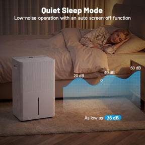 135 Pint/64 L Dehumidifier with Drain Hose for Home Basement