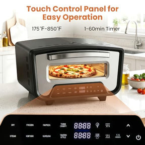 Indoor Electric Pizza Oven for 12" Pizzas with 8 Presets