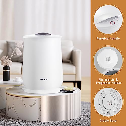 21L Large Towel Warmer Bucket, Heated Towel Warmer w/ 20-90 Min Timer & 2-5H Drying Mode, Auto Shut-off Function for Oversized Towels, Blankets, Bathroom Heater for Spa, Hotel