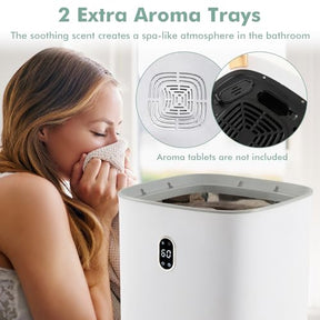 35L Towel Warmer Bucket, Fast Heated Large Hot Towel Bucket with PTC Air Heater & Fragrance Disc, Towel Heater & Dryer Combo Fits up to 4 (45" x 70") Oversized Towels, Blankets