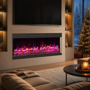 24/40/50/60 Inch 3-Sided Built-in Electric Fireplace Insert