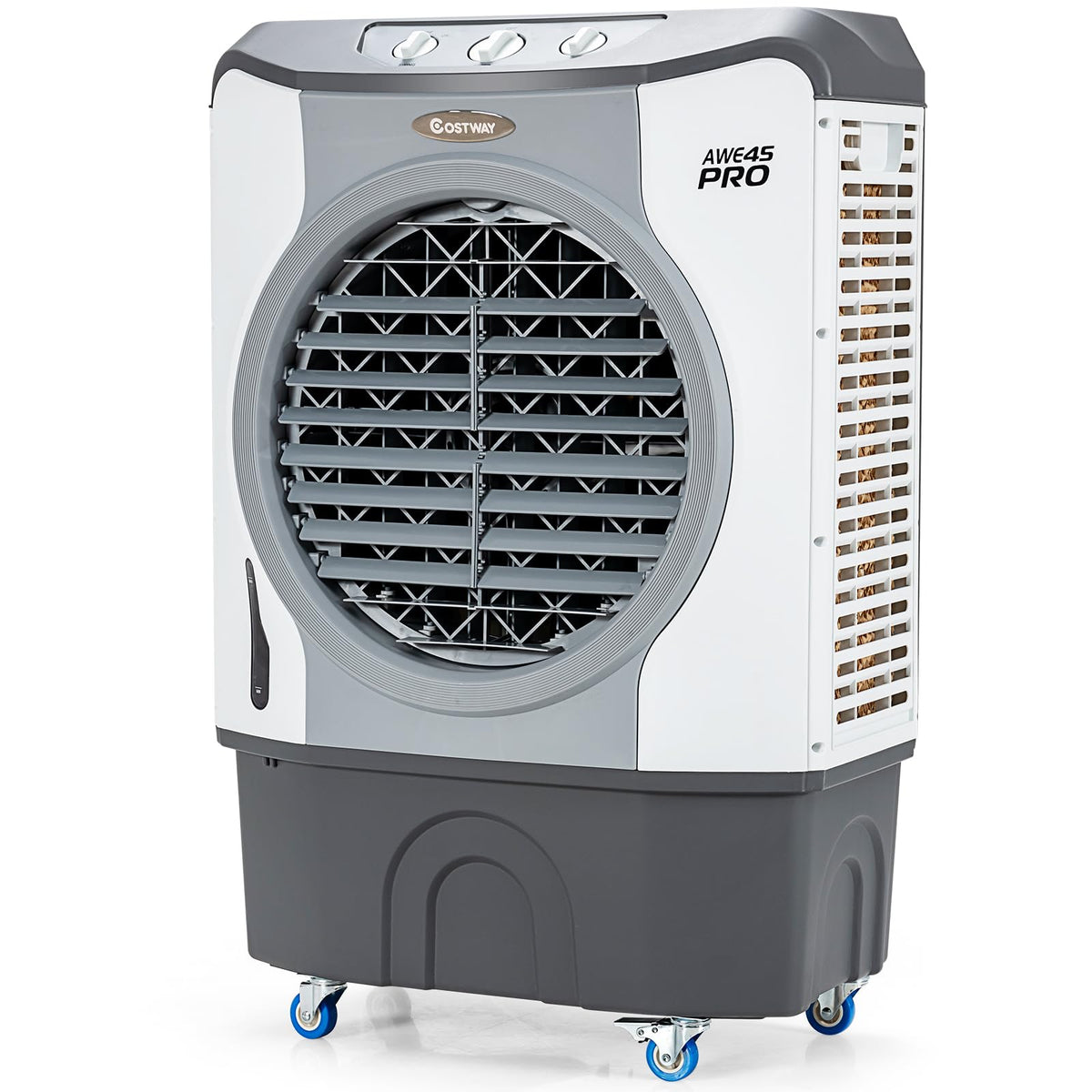 9740 CFM Portable Industrial Evaporative Cooler 4-in-1 Air Cooling Fan Humidifier Purifer with 45L Water Tank