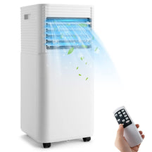 8000 BTU 3-in-1 Portable Air Conditioner Air Cooler Fan Dehumidifier with 4 Modes & 2 Speeds, Remote Control