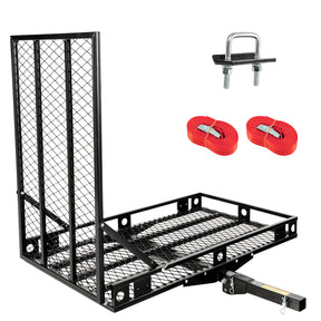 500 LBS Heavy-Duty Folding Hitch Mount Wheelchair Carrier