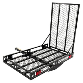 500 LBS Heavy-Duty Folding Hitch Mount Wheelchair Carrier