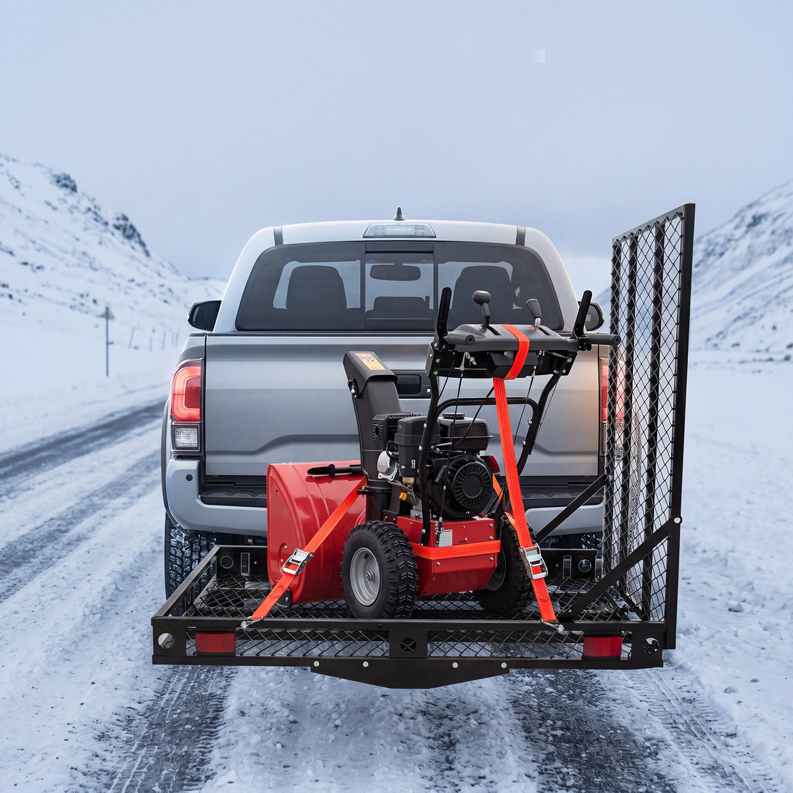 500 LBS Heavy-Duty Folding Hitch Mount Wheelchair Carrier