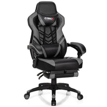 Ergonomic Gaming Chair Recliner with Footrest, Linkage Armrests & Lumbar Support, Big Wide High Back Swivel Video Gaming Office Computer Chair