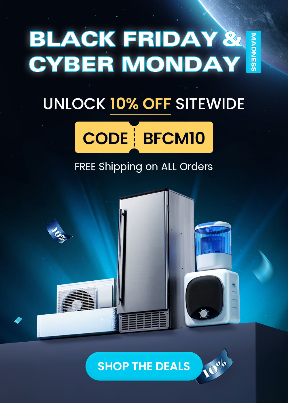 Black Friday and Cyber Monday Sale. Get 10% off &Shop the best deals at Eletriclife.com | 3-5 Days Fast Free Shipping