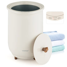23L Bucket Style Towel Warmer with Fragrant Disc Holder, Large Bath Towel Warmer with 3 Heat Levels, 20/40/60/90 Min Timer and Auto Shut Off