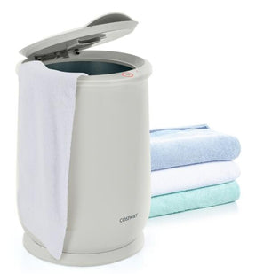 21L Large Towel Warmer Bucket, Heated Towel Warmer w/ 20-90 Min Timer & 2-5H Drying Mode, Auto Shut-off Function for Oversized Towels, Blankets, Bathroom Heater for Spa, Hotel