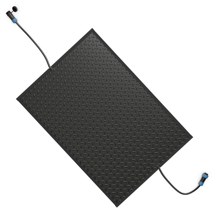 20" /30"x 30" Heated Snow Melting Mat, Heated Outdoor Mat for Winter Snow Removal with 3 in/h Speed, 9.5 ft Power Cord, GFCI Plug, Non-Slip Rubber and IP66 Waterproof, Snow and Ice Heated Pad for Walkway, Doorway and Driveway