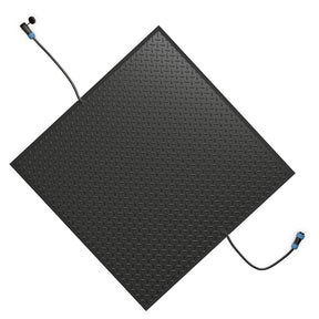 20" /30"x 30" Heated Snow Melting Mat, Heated Outdoor Mat for Winter Snow Removal with 3 in/h Speed, 9.5 ft Power Cord, GFCI Plug, Non-Slip Rubber and IP66 Waterproof, Snow and Ice Heated Pad for Walkway, Doorway and Driveway