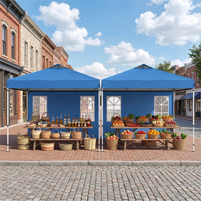 Pop Up Canopy Tent, Waterproof Outdoor Party Event Tent with Sidewalls, Center Lock & Sandbags Carry Bag, Portable Commercial Gazebo
