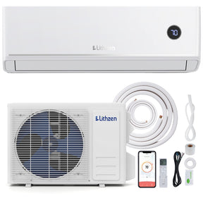 12000 BTU 18.1 SEER2 Mini Split Air Conditioner & Heater, WiFi Alexa Enabled Inverter Ductless AC & Heat Pump System, Cools Up to 600 Sq Ft