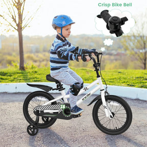12-20 Inch Kids Bike with Removable Training Wheels, Basket & Bell for 3-8 Years Old Boys Girls, Adjustable Children Bicycle