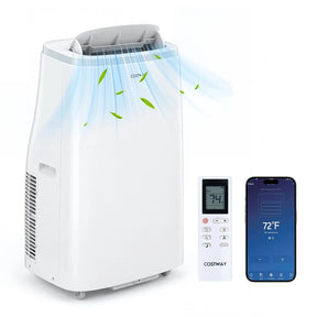 15000 BTU Portable Air Conditioner with WiFi & APP Control, 4-in-1 AC Unit with Fan, Dehumidifier & Sleep Mode, 24H Timer, Cools up to 750 Sq.Ft