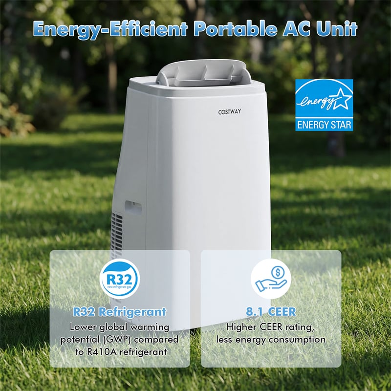 15000 BTU Portable Air Conditioner with WiFi & APP Control, 4-in-1 AC Unit with Fan, Dehumidifier & Sleep Mode, 24H Timer, Cools up to 750 Sq.Ft