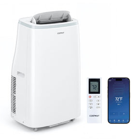 15000 BTU Portable Air Conditioner with WiFi & APP Control, 4-in-1 AC Unit with Fan, Dehumidifier & Sleep Mode, 24H Timer, Cools up to 750 Sq.Ft