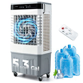2100 CFM Swamp Cooler, 3-in-1 Evaporative Air Cooler with Remote, 12H Timer & 4 Ice Packs, Portable Cooling Fan for Indoor Outdoor