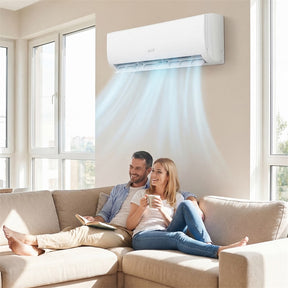 EcoGuard 9000 BTU Mini Split Air Conditioner & Heater, Wifi Inverter Ductless AC with Heat Pump Cools 450 Sq. Ft, Installation Kit