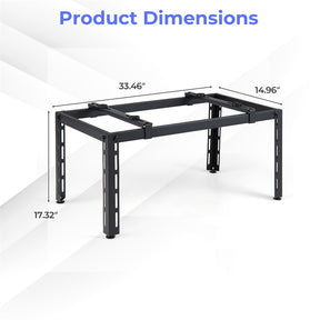 Mini Split Ground Stand for 9000-36000 BTU Ductless Air Conditioner Heat Pump, Heavy Duty Universal Outdoor AC Base Bracket