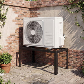 Mini Split Ground Stand for 9000-36000 BTU Ductless Air Conditioners Heat Pump, Anti-Vibration Heavy Duty Universal Outdoor AC Base Bracket