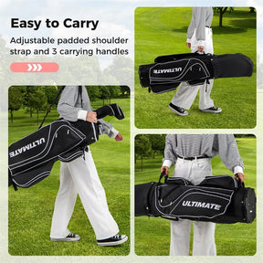 Women's Complete Golf Club Set, 10 Piece Ladies Right Handed Golf Set with 460cc Alloy Driver, Fairway Wood, Hybrid, Irons, Putter & Stand Bag