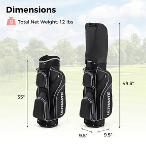 Women's Complete Golf Club Set, 10 Piece Ladies Right Handed Golf Set with 460cc Alloy Driver, Fairway Wood, Hybrid, Irons, Putter & Stand Bag