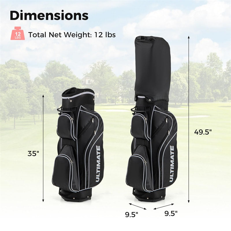 Women's Complete Golf Club Set, 10 Piece Ladies Right Handed Golf Set with 460cc Alloy Driver, Fairway Wood, Hybrid, Irons, Putter & Stand Bag