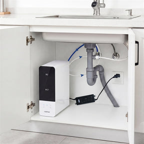 AW-RB05 Alkaline PH+ Reverse Osmosis Water Filter, 8-Stage 800 GPD Tankless Under Sink RO System, Smart LED Faucet, 2:1 Pure to Drain Ratio