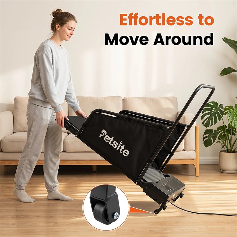 Dog Treadmill for Small Medium Dogs, Indoor Pet Running Machine with Remote Control & LCD Display, Quiet Walking Pad 220 LBS Dog Exercise Equipment