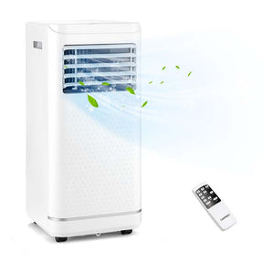 10000 BTU 3-in-1 Portable Air Conditioner with Dehumidifier, Fan Mode, Quiet AC Sleep Mode, 24H Timer, Remote Control