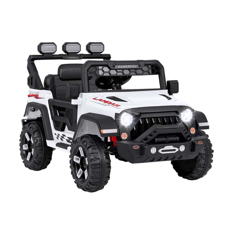 12V Electric Kids Ride on Truck, Battery Powered Kids Toy Car with Remote Control, 3 Speed & Spring Suspension, Music