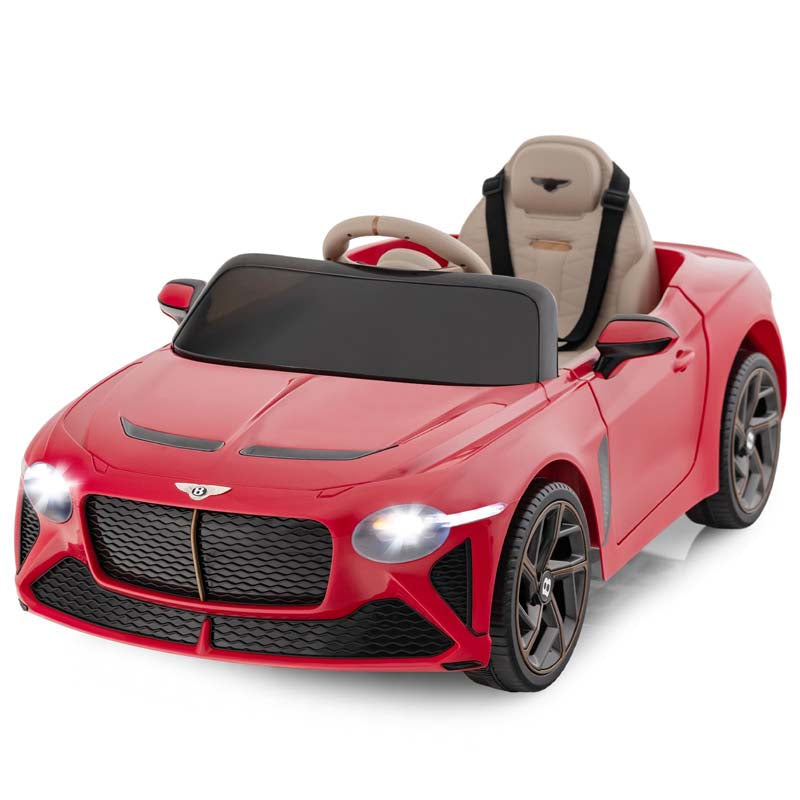 12V Licensed Bentley Bacalar Battery Kids Ride-on Toy Car with Remote Control, Scissor Doors, Lights & Sound Effects
