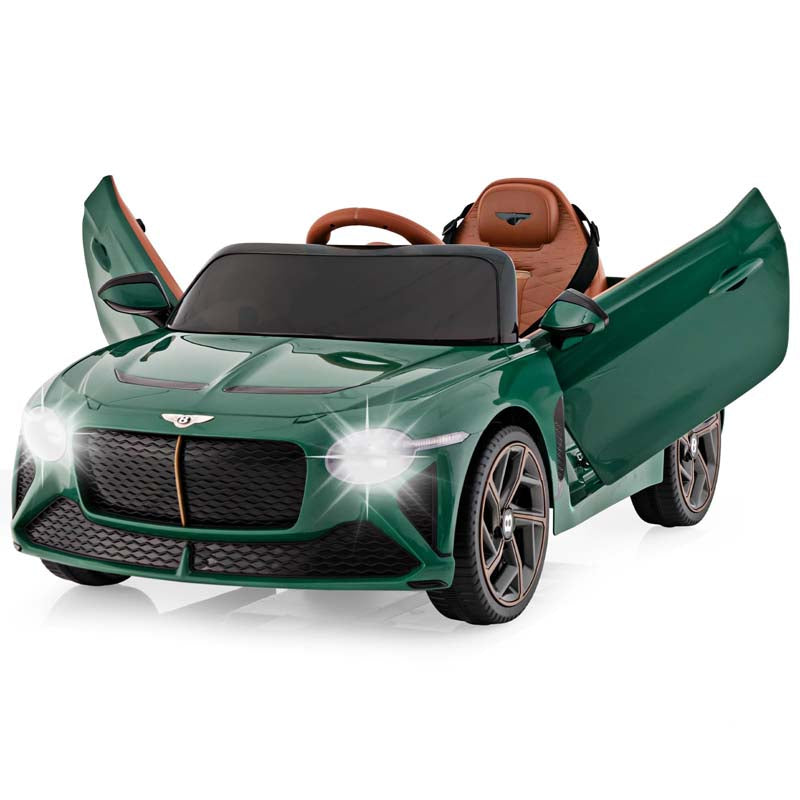 12V Licensed Bentley Bacalar Battery Kids Ride-on Toy Car with Remote Control, Scissor Doors, Lights & Sound Effects