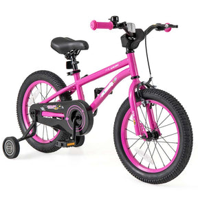 16" Kids Bike for 4-7 Years Old Girls Boys Sport Bicycle with Adjustable Saddle, Training Wheels, Reflectors