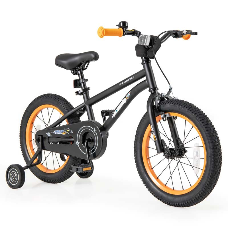 16" Kids Bike for 4-7 Years Old Girls Boys Sport Bicycle with Adjustable Saddle, Training Wheels, Reflectors